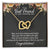 To My Wonderful Friend - Friendship Gift - Friends Forever - Friend Gift Interlocking Hearts Necklace