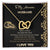 To My Awesome Husband Interlocked Hearts Necklace Interlocking Hearts Necklace