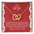 To My Wife - My Heart Belongs To You - Happy Valentine'S Day Interlocking Hearts Necklace