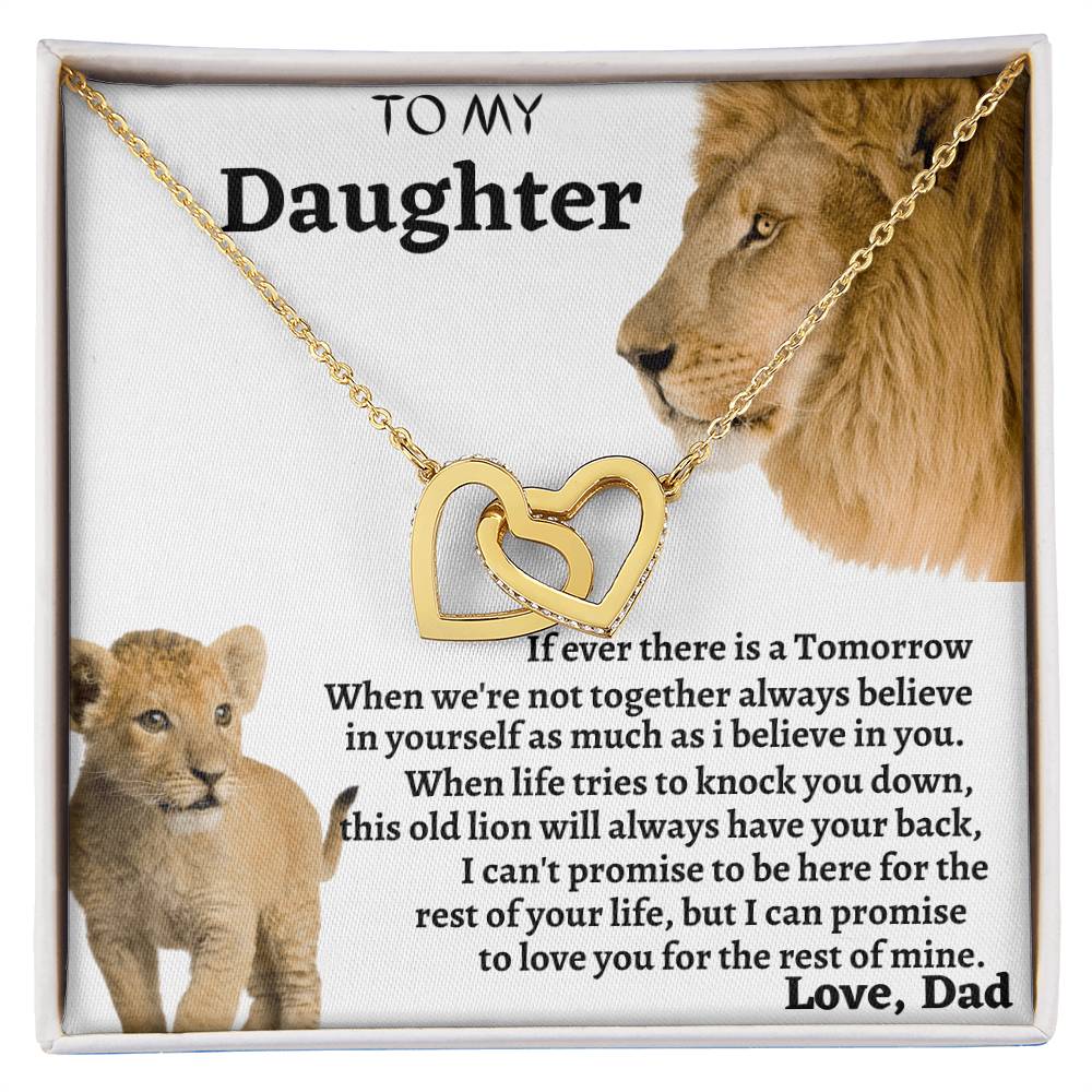 Gift For Daughter Interlocking Interlocking Hearts Necklace