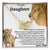Gift For Daughter Interlocking Interlocking Hearts Necklace