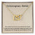 Unbiological Sister Interlocking Hearts Necklace