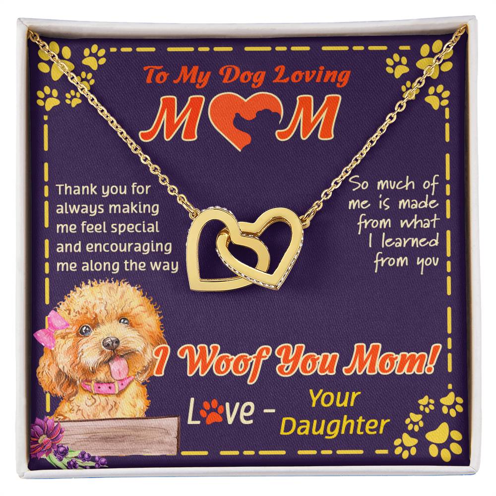 To My Mom - You Are Special - Necklace Interlocking Hearts Necklace