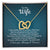 To My Wife - My Other Half - Interlocked Hearts Necklace Interlocking Hearts Necklace