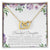 To My Daughter - Interlocking Hearts Necklace - Ilmd02