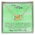 To My Mom I Believe In Love At First Sight Because I Have Loved You. Happy Mother'S Day Interlocking Hearts Necklace