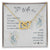 To My Wife - God Can Change Things Very Quickly In Your Life - Interlocking Heart Necklace Interlocking Hearts Necklace
