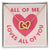 All Of Me Loves All Of You Interlocking Hearts Necklace
