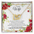 To My Wife - I Am So In Love With You - Forever Love Necklace Interlocking Hearts Necklace