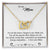 To My Mom Necklace Interlocking Hearts Necklace
