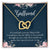 To My Girlfriend Girlfriend Necklace Anniversary Gift For Girlfriend Girlfriend Gift Gift For Girlfriend Necklace For Girlfriend Christmas Gift Birthday Gift Interlocking Hearts Necklace