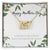 A Mother Is Like A Flower - Each One Beautiful & Unique Interlocked Hearts Mothers Day Gift Interlocking Hearts Necklace