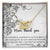 Mom Thank You Mother'S Day Gift Necklace Jewelry Gift For Mom From Daughter Son Appreciation Gift For Mother Interlocking Hearts Necklace