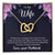 To My Wife - I Love You Forever Interlocking Hearts Necklace