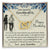 Dear Beautiful Granddaughter Interlocking Hearts Necklace