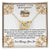 75Th Birthday Mum From Son Interlocking Hearts Necklace