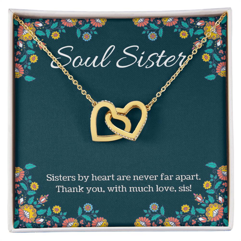 Soul Sister - Interlocking Hearts Necklace