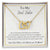 To My Soul Sister Interlocking Hearts Necklace