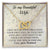 To My Wife -Love Necklace - Gift Interlocking Hearts Necklace
