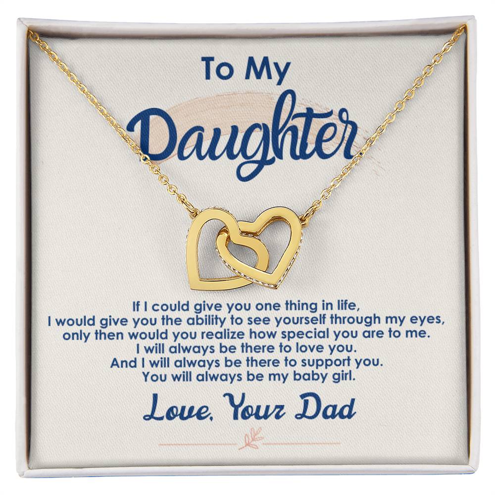Collection Daughter - The Way I Look At You - Interlocking Hearts Necklace