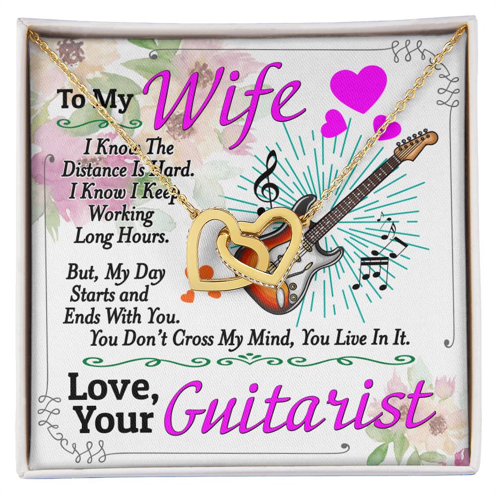 Guitarist'S Wife - Interlocking Heart Necklace Interlocking Hearts Necklace