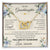 To My Granddaughter From Grandpa - Interlocking Heart Necklace Interlocking Hearts Necklace