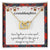 Christmas Gift For Granddaughter - Here Together Or Miles Apart A Granddaughter Like You Is Always In My Heart Interlocking Hearts Necklace