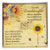To My Granddaughter Interlocking Hearts Necklace Message Card