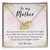 Mother'S Day Gift Necklace From Son On Interlocking Hearts Necklace