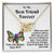 Rainbow Caticorn Linked Hearts Gift For Bff Interlocking Hearts Necklace