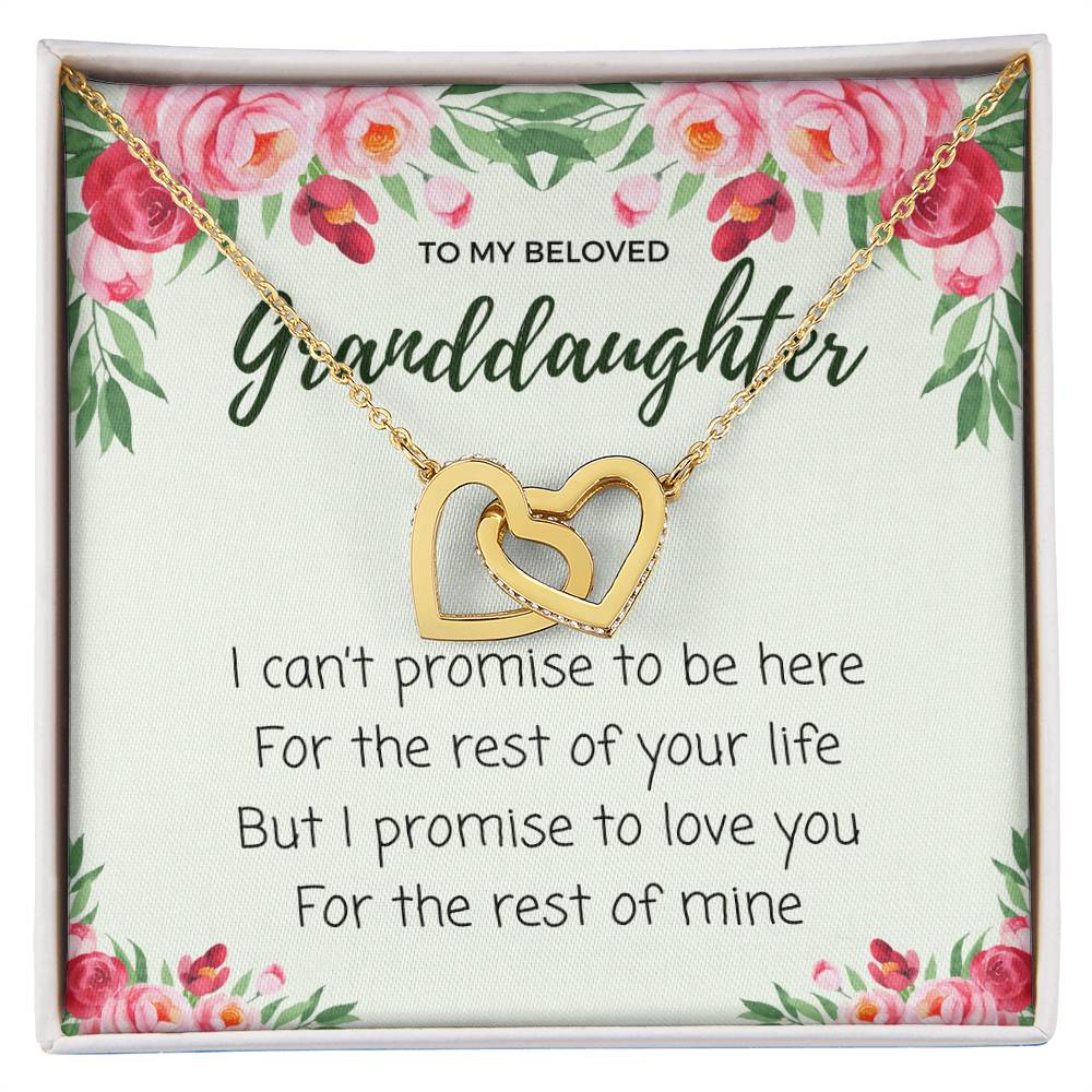 Luxury Gift From Grandmother To Granddaughter - Interlocking Hearts Necklace