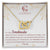 To Soul Mate Interlocking Hearts Necklace