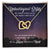 Unbiological Sister Luxury Necklace Interlocking Hearts Necklace