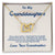 Collection Granddaughter - Always Heart To Heart - Necklace Interlocking Hearts Necklace