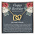 Perfect Birthday Gift For Her Unique Birthday Gift Birthday Necklace Gift Funny Birthday Gift For Her Grandma Mom Aunt Daughter Interlocking Hearts Necklace
