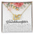 Infinity Love - To Granddaughter Interlocking Hearts Necklace
