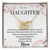 Graduation Gifts For Daughter Interlocking Hearts Necklace