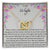 To My Wife When I Fell In Love With You - Lily Interlocking Hearts Necklace