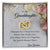 To My Granddaughter Interlocking Hearts Necklace