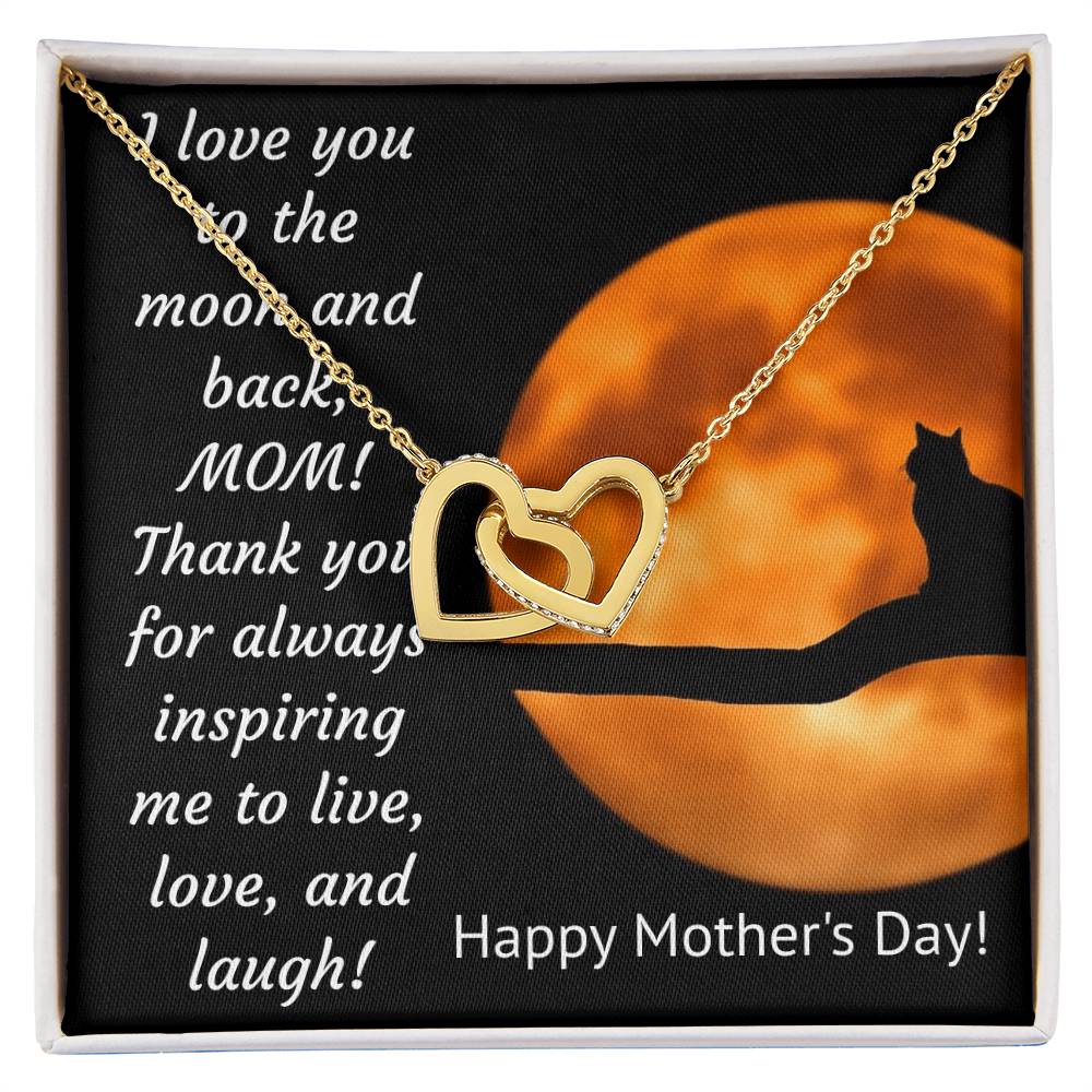 Interlocking Hearts - Mother'S Day Necklace Interlocking Hearts Necklace