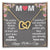 Happy Mother'S Day Mom Interlocking Hearts Necklace