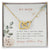 Double Heart - My Mom Is My Life Interlocking Hearts Necklace