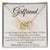 To My Girlfriend Necklace Interlocking Hearts Necklace