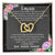 Gift For Wife- Anniversary Gift For Wife Birthday Gift For My Wife Candle Night Dinner Present To My Wife Christmas Gift To My Wife Wife. Interlocking Hearts Necklace