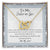 To My Sister-In-Law Interlocking Hearts Necklace