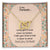 To My Forever Interlocking Hearts Necklace
