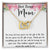 Best Bonus Mom Interlocking Hearts Necklace Message Card