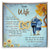 To My Wife You'Re My Sunshine Interlocking Love Necklace Mother'S Day Message Card From Husband Interlocking Hearts Necklace