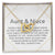 Aunt & Niece Interlocking Hearts Necklace