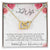 To My Wife - Your Naughty Lover Interlocking Hearts Necklace